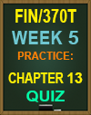 FIN/370T Week 5 Practice: Chapter 13 Quiz